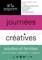 Les Journées Créatives jan. fév. mar. 2020 , art-exprim art-exprim art-exprim